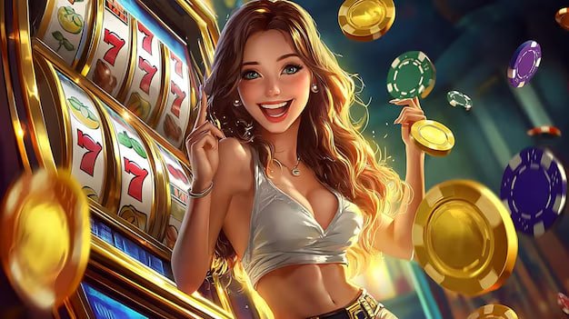 Kartu poker tersusun rapi di meja digital